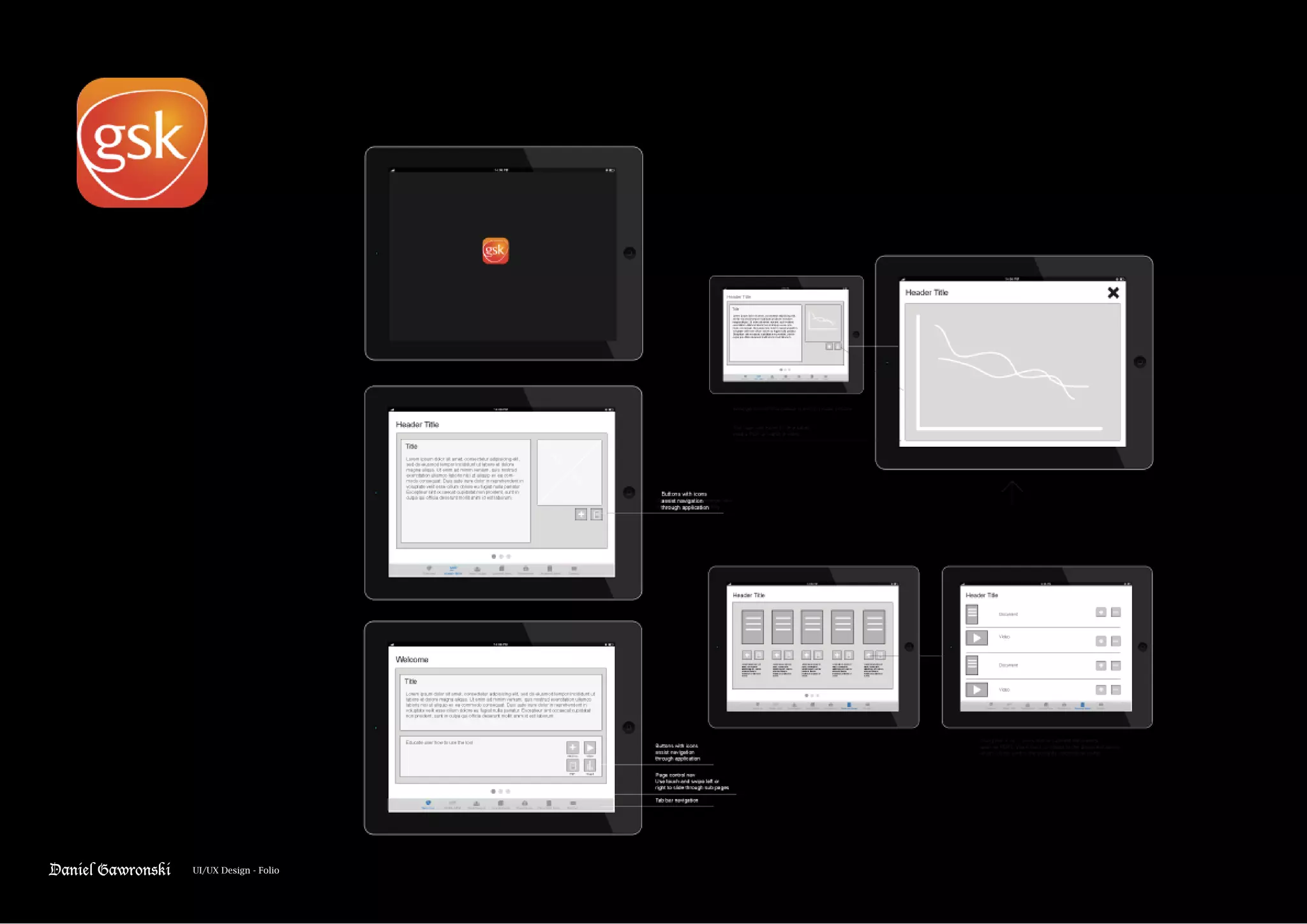 Daniel Gawronski UI/UX Design - Folio
 