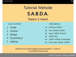 © 2016 Yayasan Lembaga SABDA
 