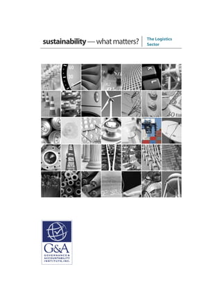 sustainability—whatmatters? The Logistics
Sector
 