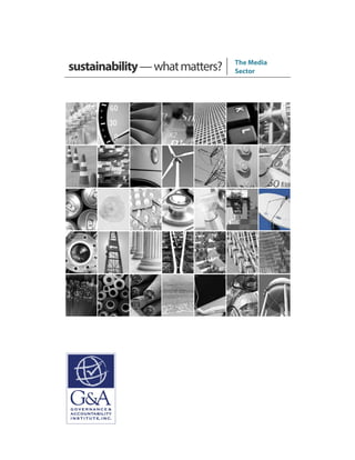 sustainability—whatmatters? The Media
Sector
 