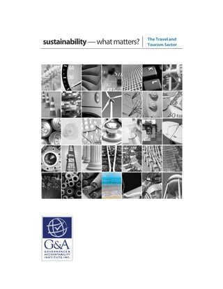 sustainability—whatmatters? The Travel and
Tourism Sector
 