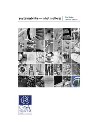 sustainability—whatmatters? The Water
Utilities Sector
 