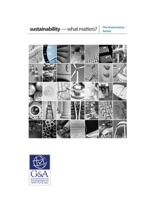 sustainability—whatmatters? The Automotive
Sector
 