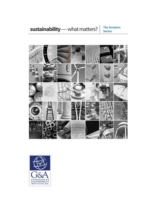 sustainability—whatmatters? The Aviation
Sector
 