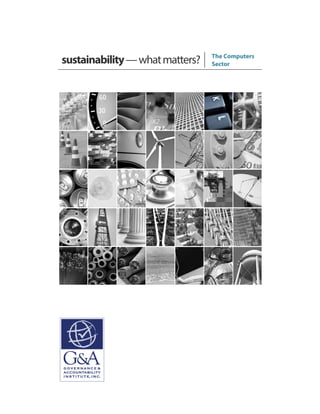 sustainability—whatmatters? The Computers
Sector
 