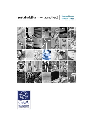 sustainability—whatmatters? The Healthcare
Services Sector
 