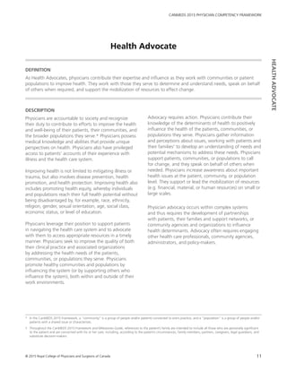 CanMEDS 2015 Framework_EN_Reduced FINAL | PDF