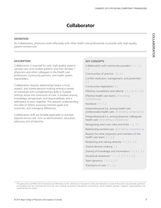 CanMEDS 2015 Framework_EN_Reduced FINAL | PDF
