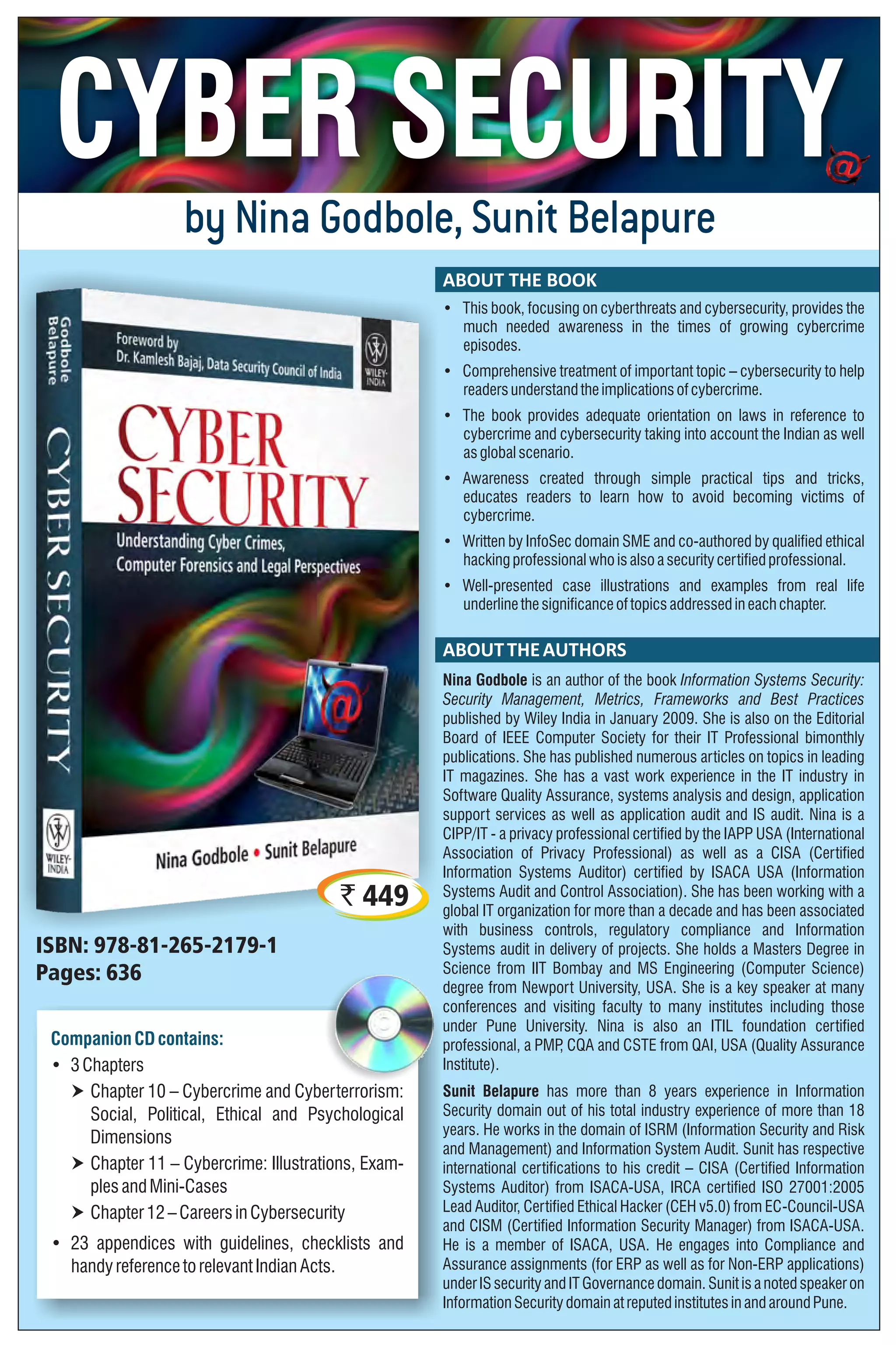 Cyber Security Nina Godbole Pdf