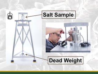 27
Dead Weight
Salt Sample
 