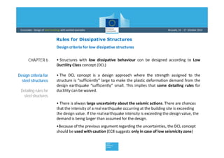 Comprehensive Seismic Design of Steel Structures Using Eurocode 8 | PDF