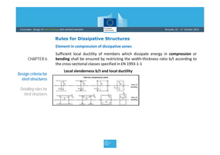 Comprehensive Seismic Design of Steel Structures Using Eurocode 8 | PDF