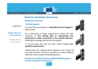 Comprehensive Seismic Design of Steel Structures Using Eurocode 8 | PDF