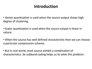 Subband Coding | PPTX