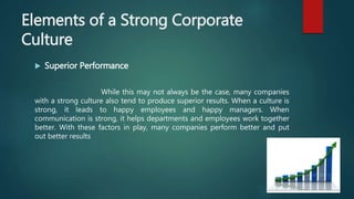Great Corporate Culture
 