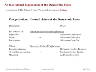 Democratic Peace | PDF