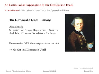 Democratic Peace | PDF