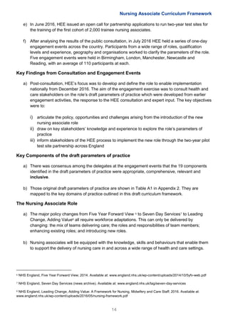 Nursing Associate Curriculum Framework Feb2017 | PDF