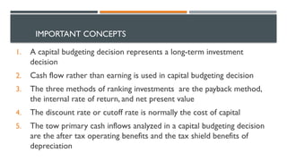 Payback Definition Capital Budgeting update expecially how to define payback period | PPTX