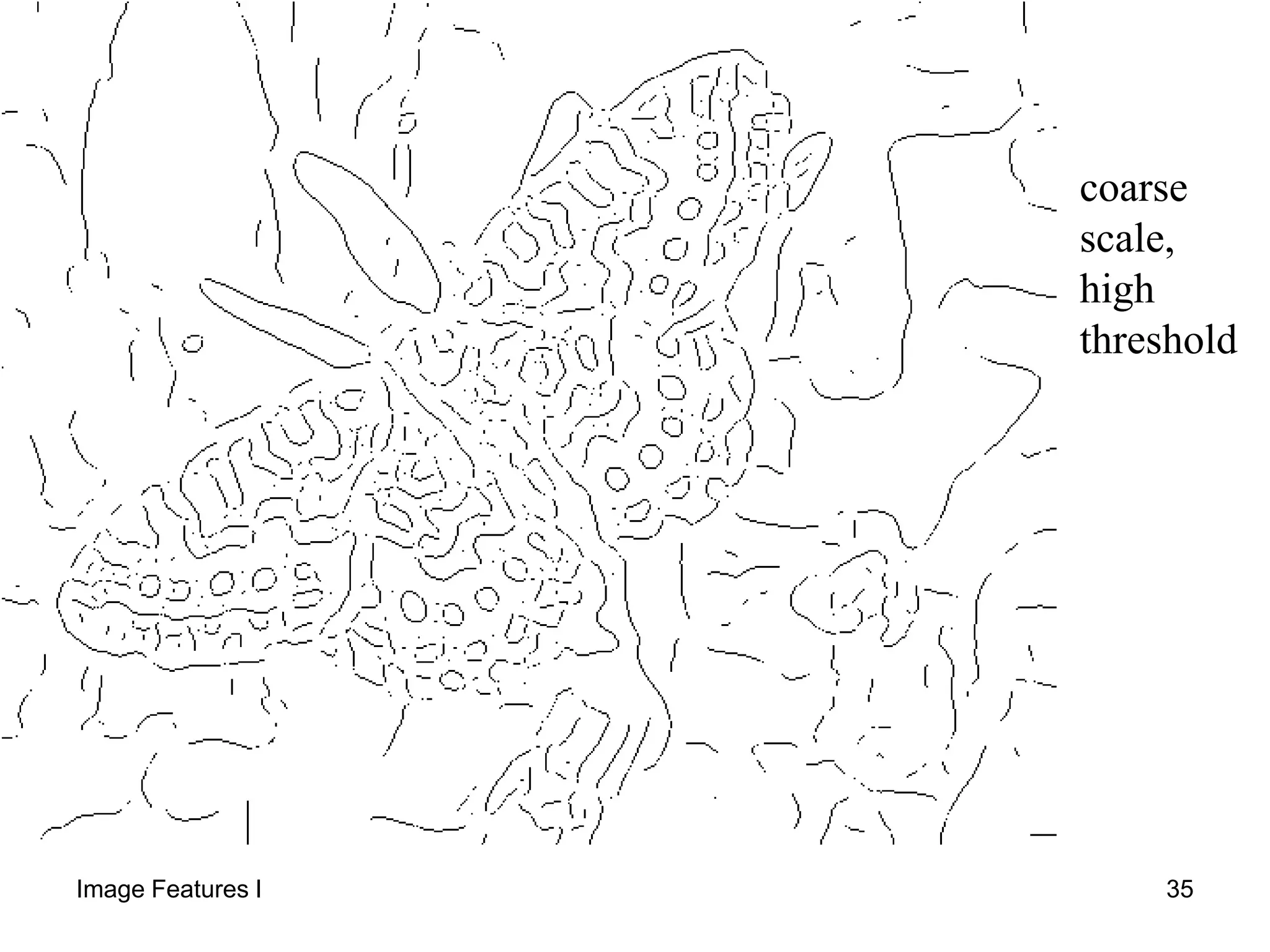 coarse
scale,
high
threshold
Image Features I 35
 
