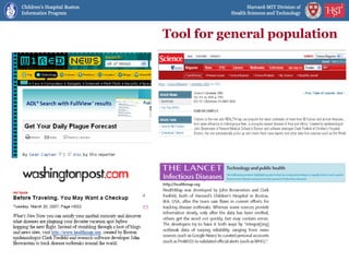 Tool for general population 