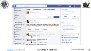 www.dadda.it roberto@dadda.it Excellence in usability 1st semester 2021-2022 50
 