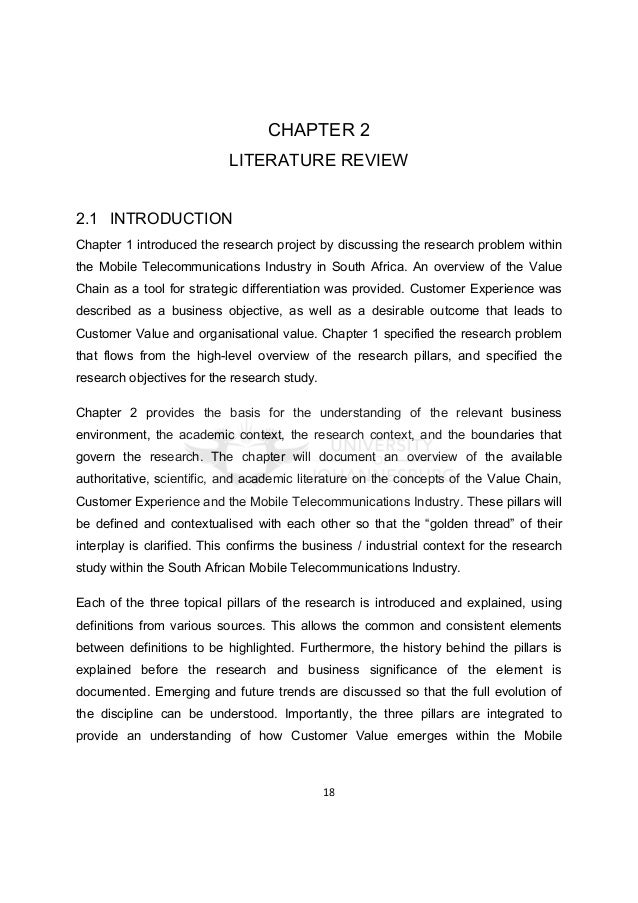 Dissertation on telecom industry