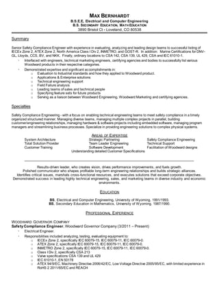 MaxResume2014NoPhone | PDF
