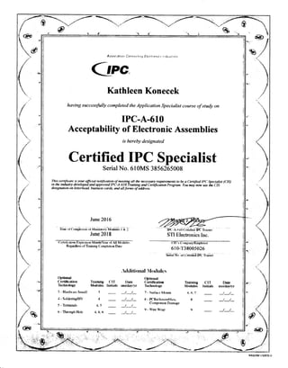 Certified IPC Specialist