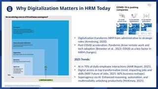 The Impact of Digitalization on Human Resource Management: Trends ...