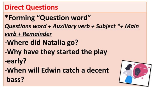 09 direct and indirect questions | PPTX