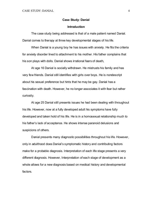 How to write a case study diagnosis