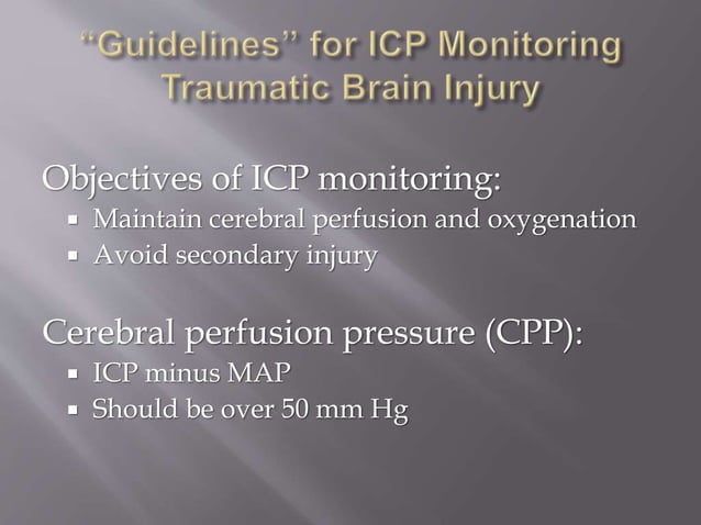 Pbo2 Licox Brain Ventriculostomies and Licox | PPT