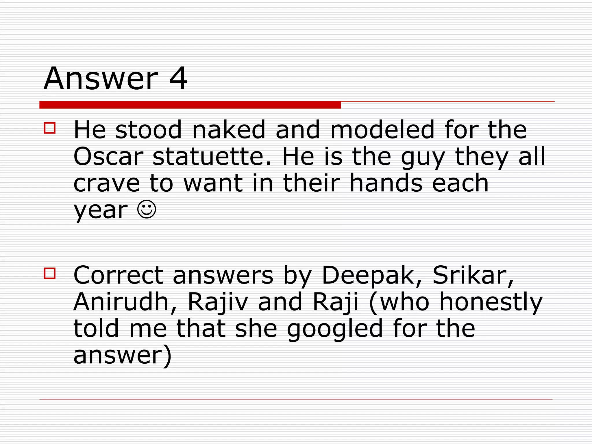 The Quiz Series - Movie Quiz - 09 February 2009