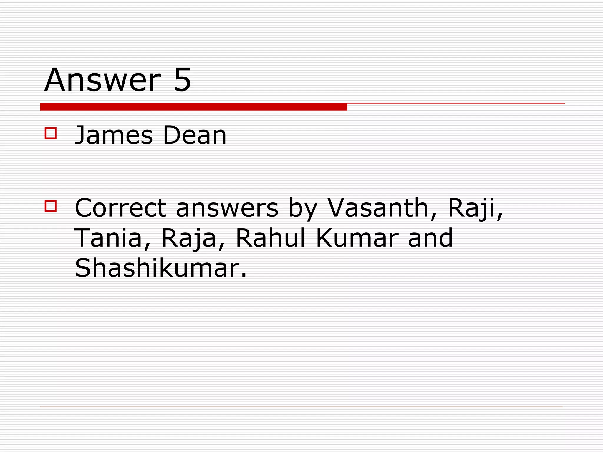 The Quiz Series - Movie Quiz - 09 February 2009