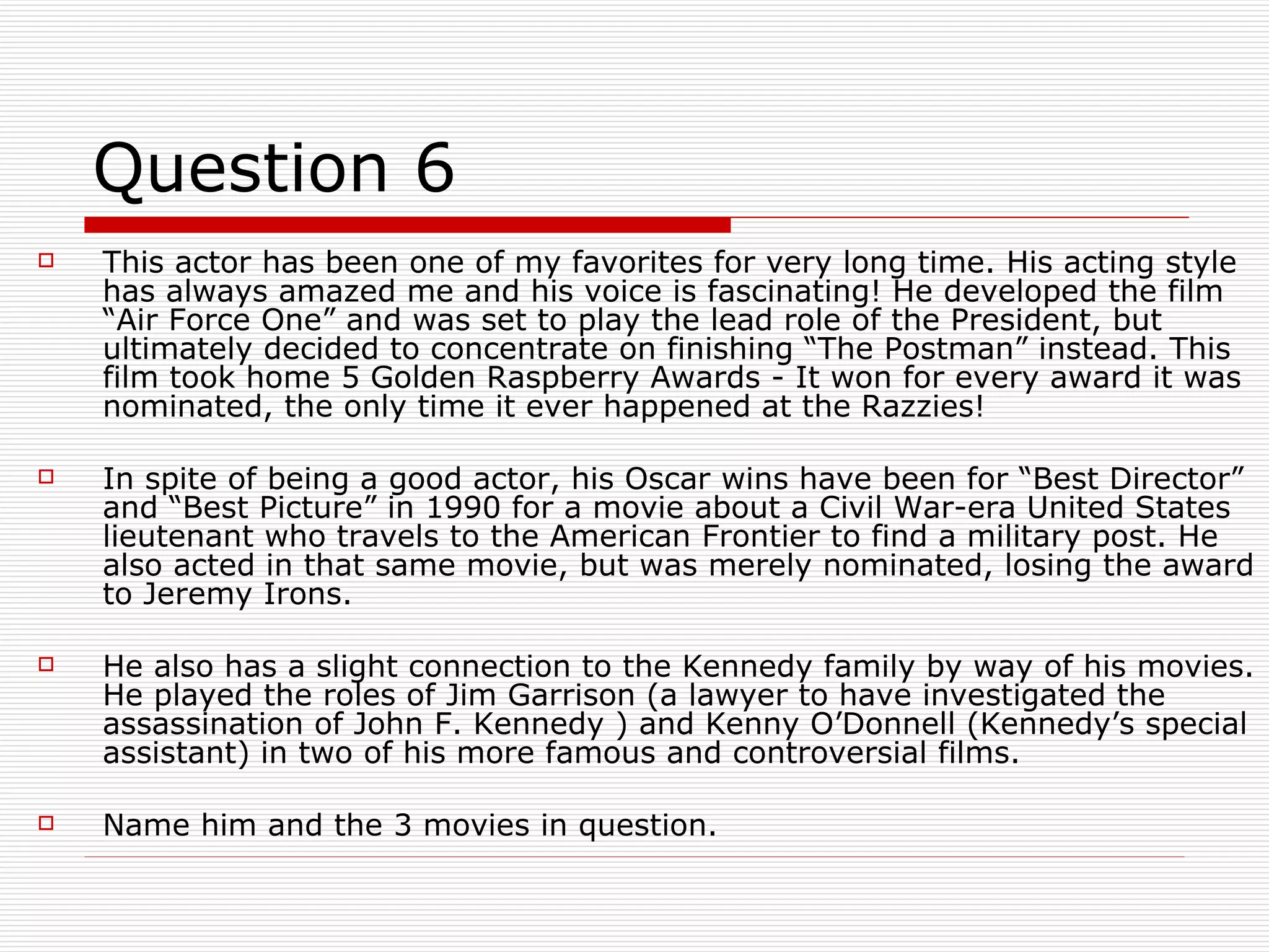 The Quiz Series - Movie Quiz - 09 February 2009