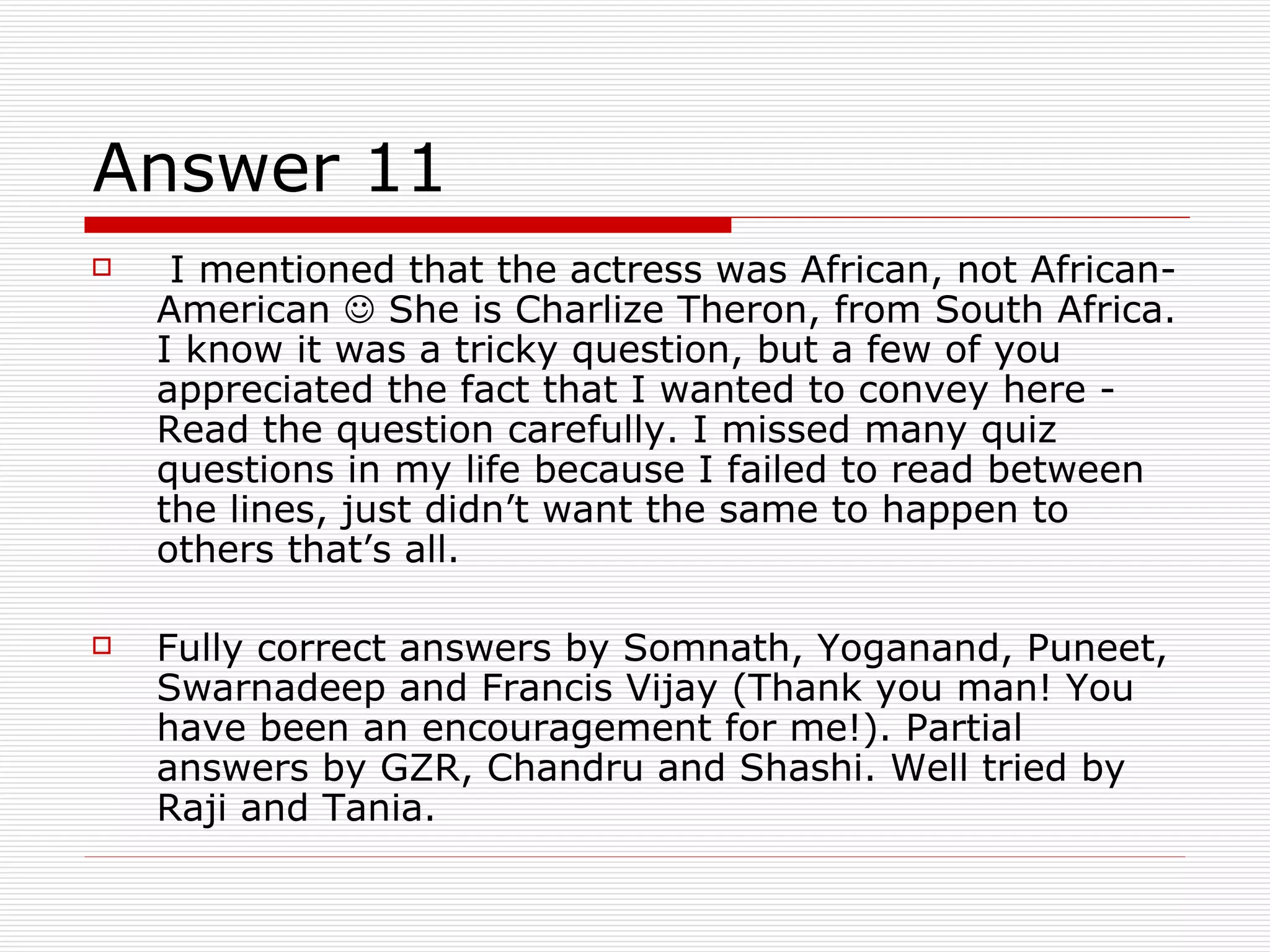 The Quiz Series - Movie Quiz - 09 February 2009