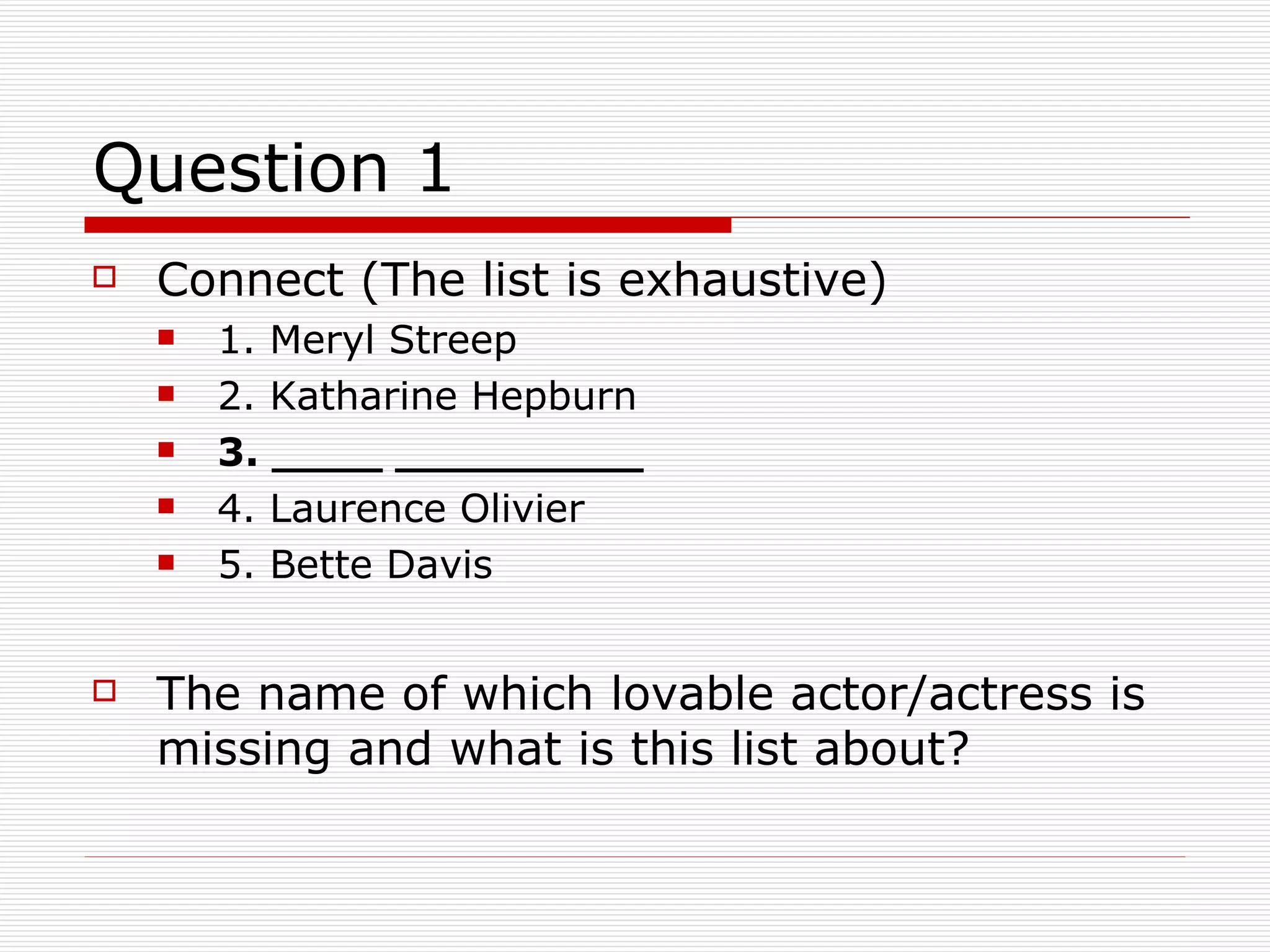 The Quiz Series - Movie Quiz - 09 February 2009