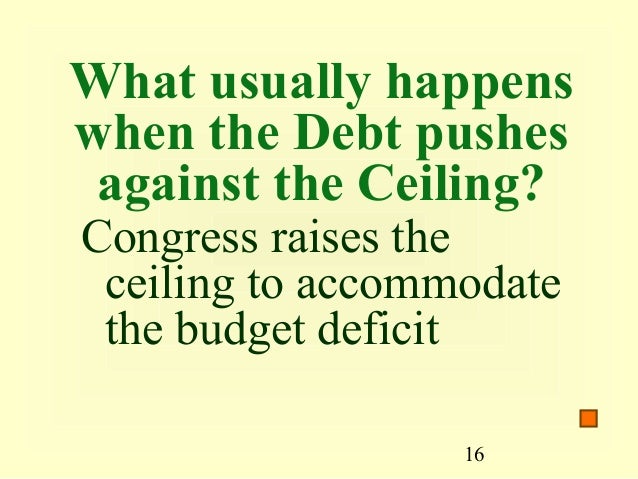 What is the national deficit?