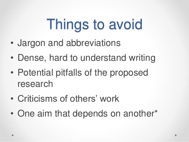 How to write a specific aim image