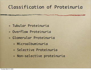 Proteinuria