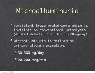 Proteinuria