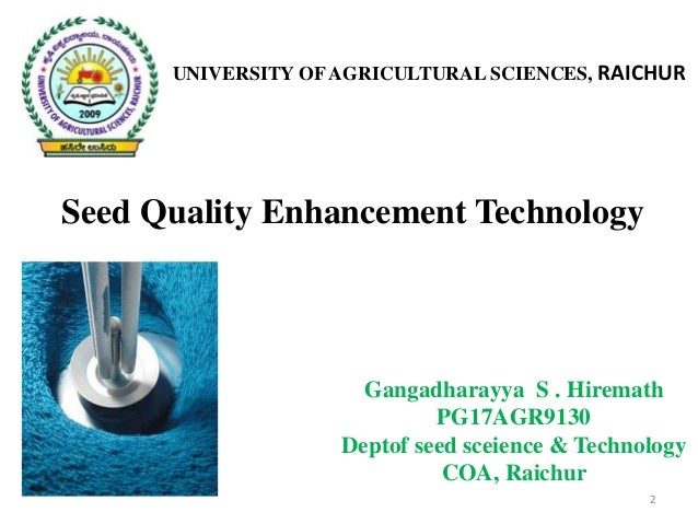 Seed Quality Ppt 1 Seed Quality Ppt 1
