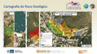 Cartografia de Risco Geológico
 