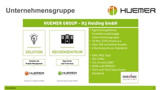 Unternehmensgruppe
05.09.2022 2
• Eigentümergeführte
herstellerunabhängige
Unternehmensgruppe
• 14 Mio. EUR Umsatz p.a.
• ...