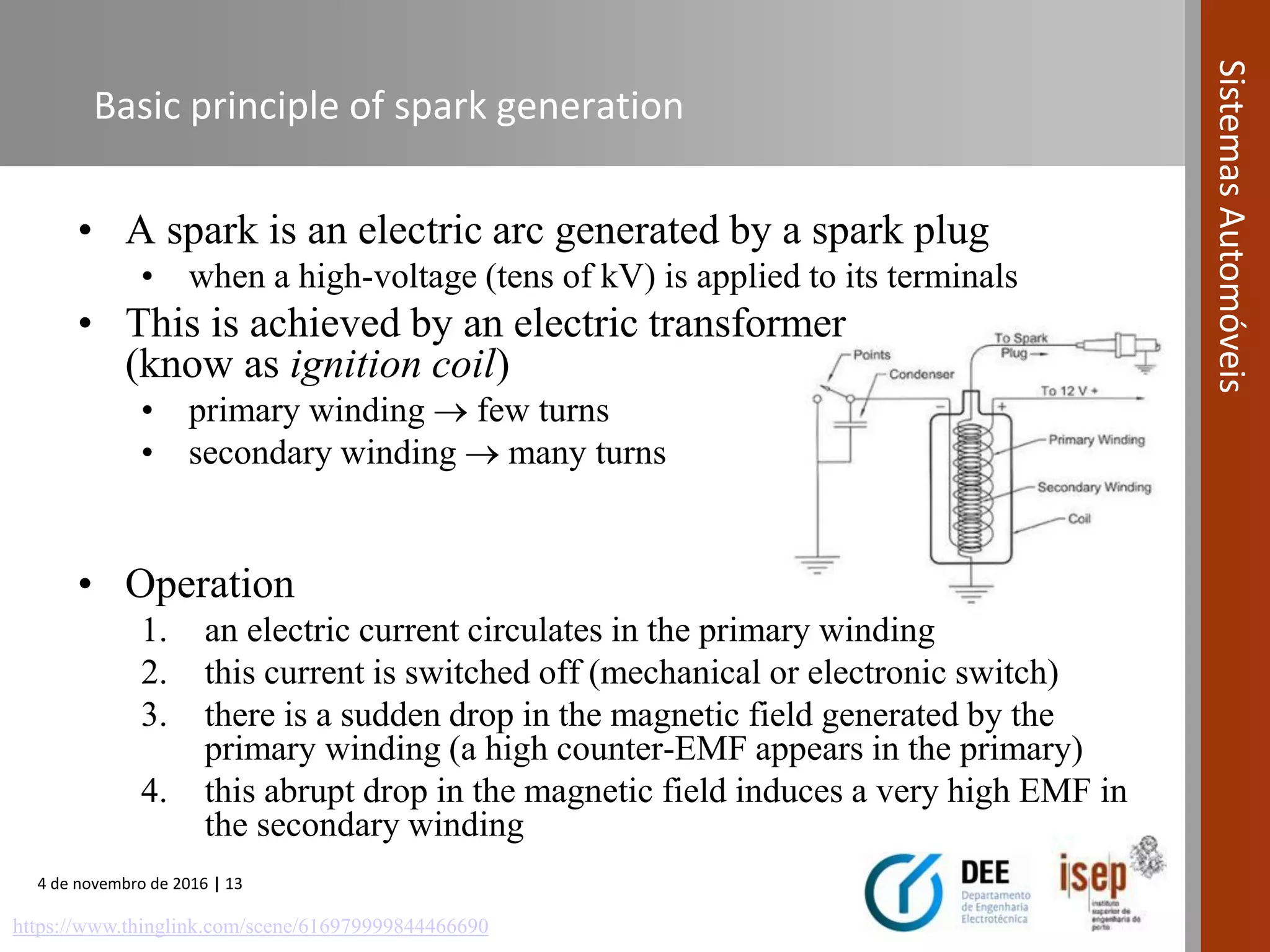 Automotive Systems course (Module 09) - Ignition Systems for Internal ...