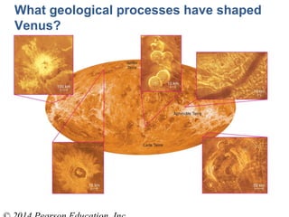 What geological processes have shaped
Venus?
 