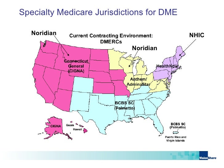 Medicare Jurisdiction Map 2019