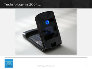 5multifamily-social-media.com
Technology in 2004…
 