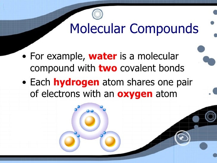 Molecular Compounds
